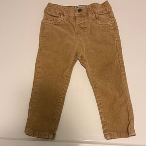 Boys baby kids Mayoral corduroy Tan khaki Jeans - 12 months